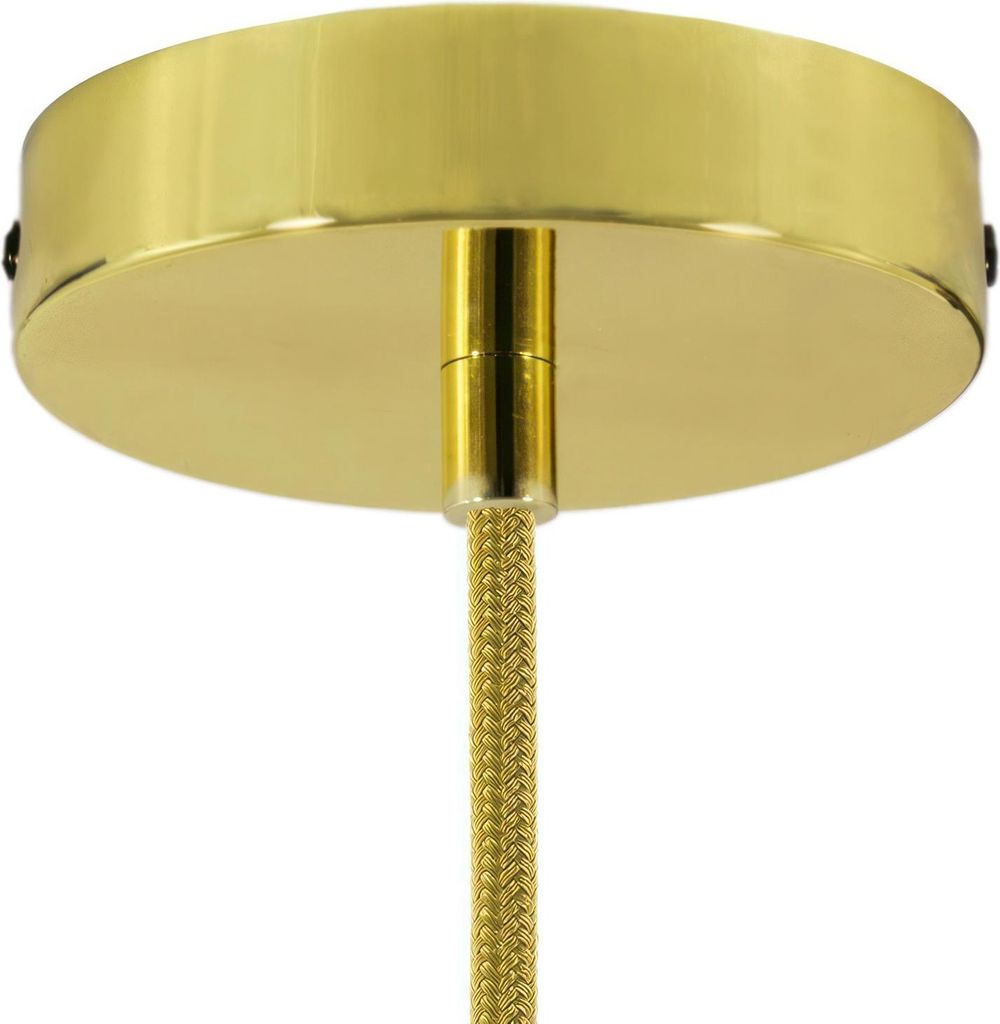 Creative Cables Krm57fcgoterm Metall Zylindrische Lampen Deckenrosen-satz Golden Golden One Size