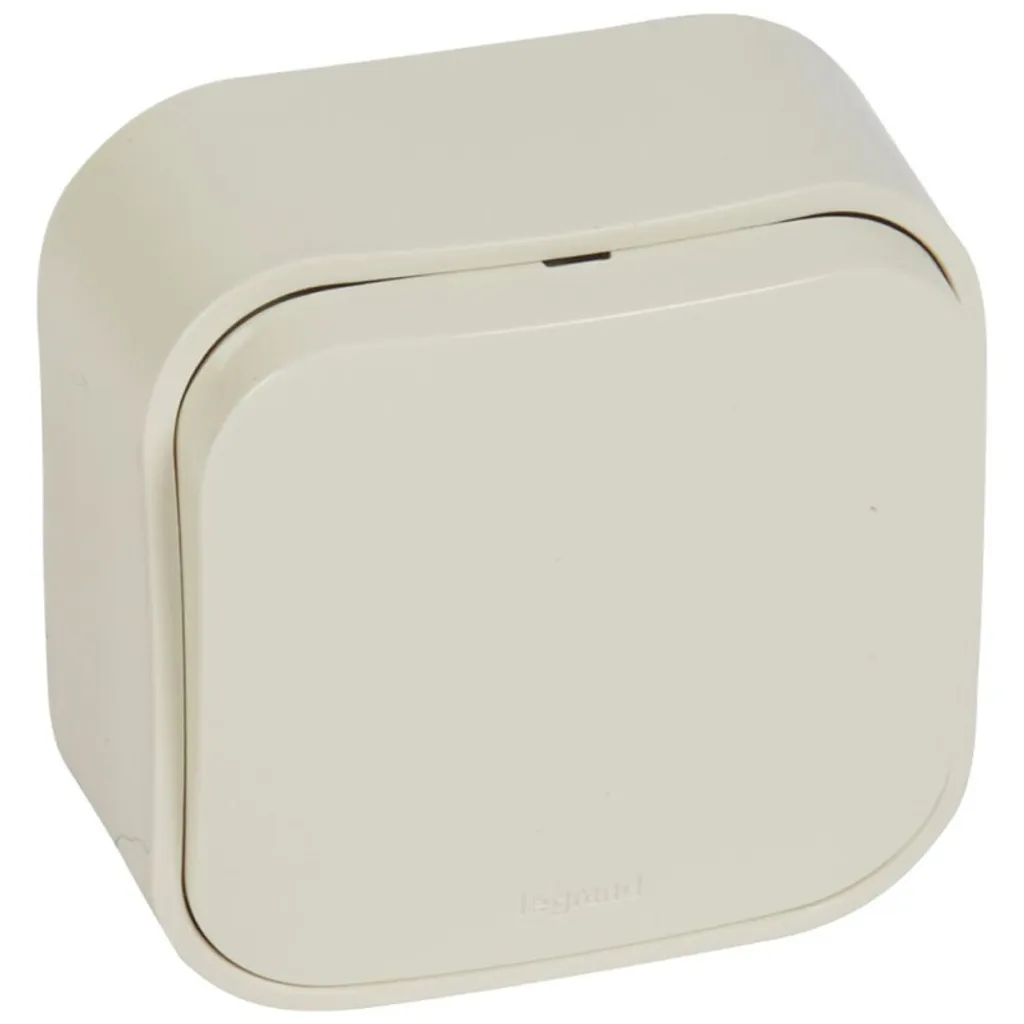 Interrupteur va-et-vient Legrand Forix 10A Crème pour montage en saillie