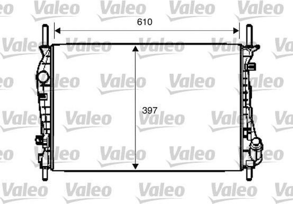 VALEO Kühler, Motorkühlung 734696