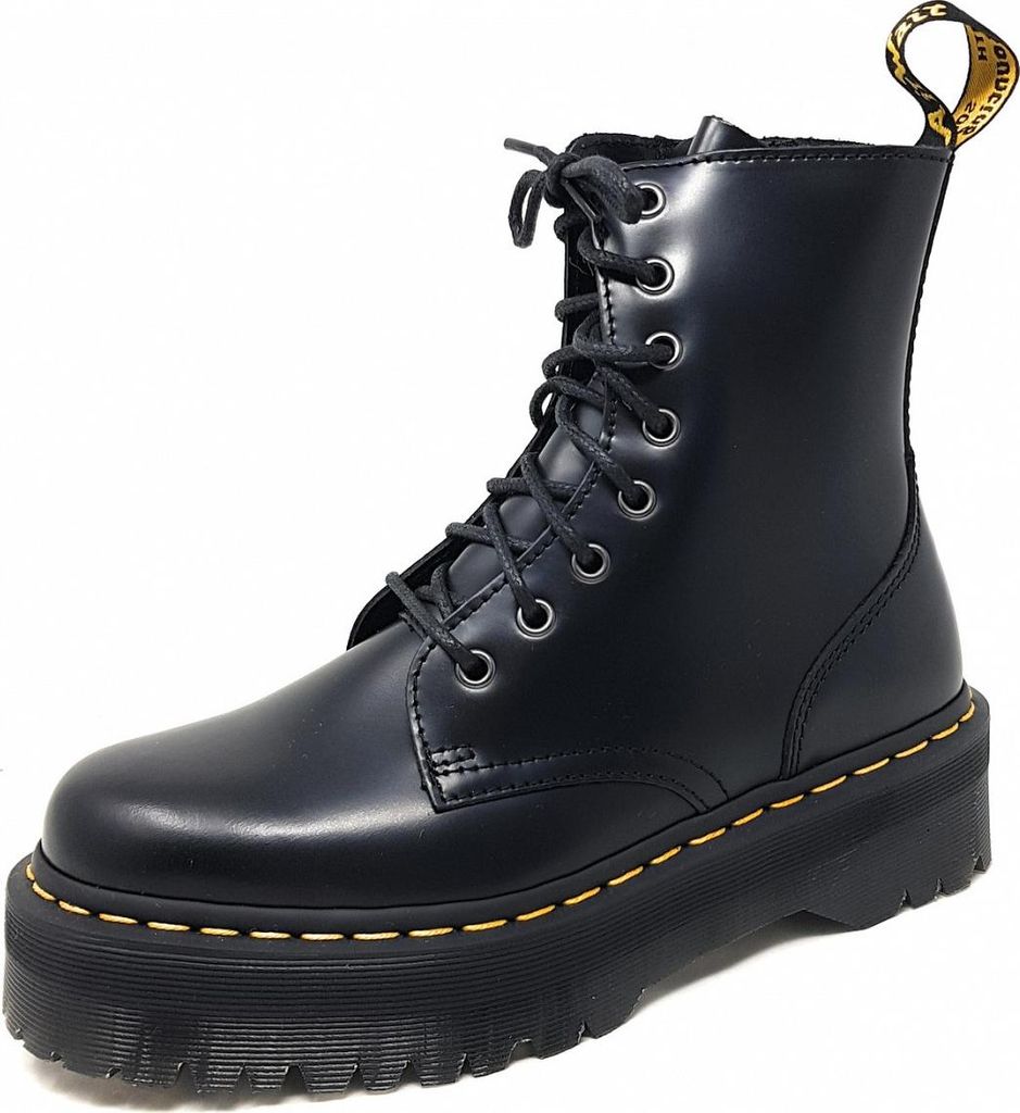 Dr Martens Jadon, stivali stringati neri Immagine del prodotto 