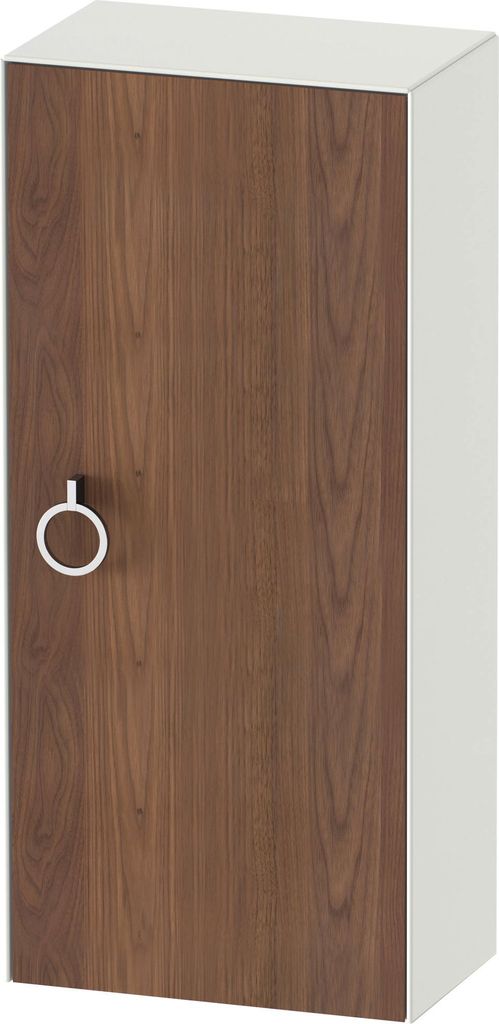Duravit White Tulip Halbhochschrank, Breite 400 x Tiefe 240mm, eine Tür Anschlag rechts mit Griff, WT1323R7736