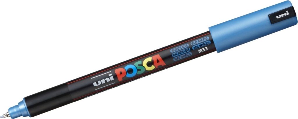 Marker POSCA PC-1MR metall Blau (6 Stück)