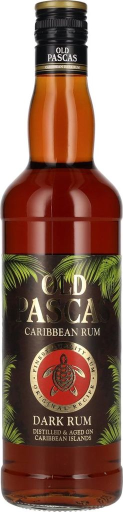 Old Pascas Barbados Dark Rum 37,5% Vol. 0,7l Produktbild 