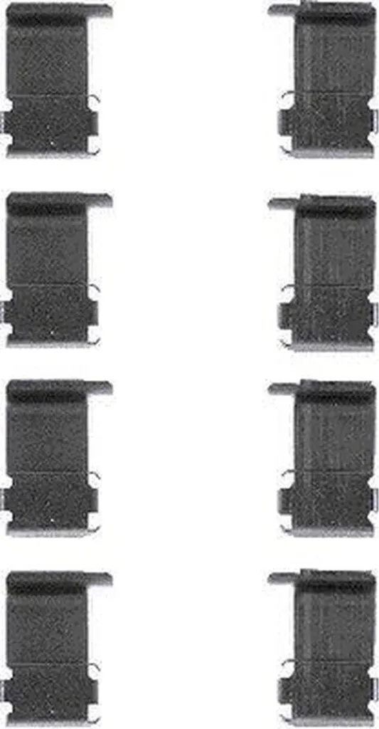 Kit d'accessoires plaquettes de frein HELLA 8 pièces pour MITSUBISHI
