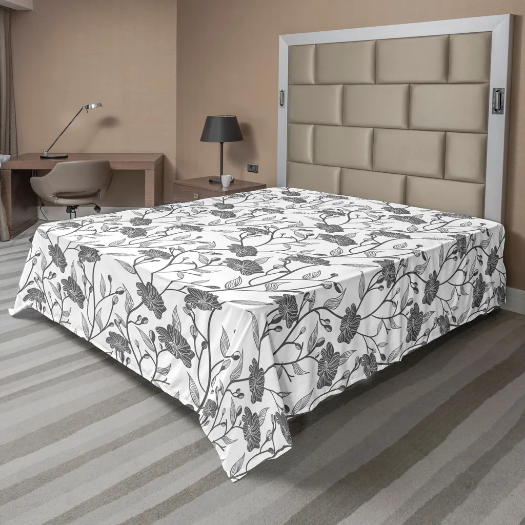 Offerta Lenzuolo ABAKUHAUS 266x260 cm Grigio e Bianco: Stile Boho