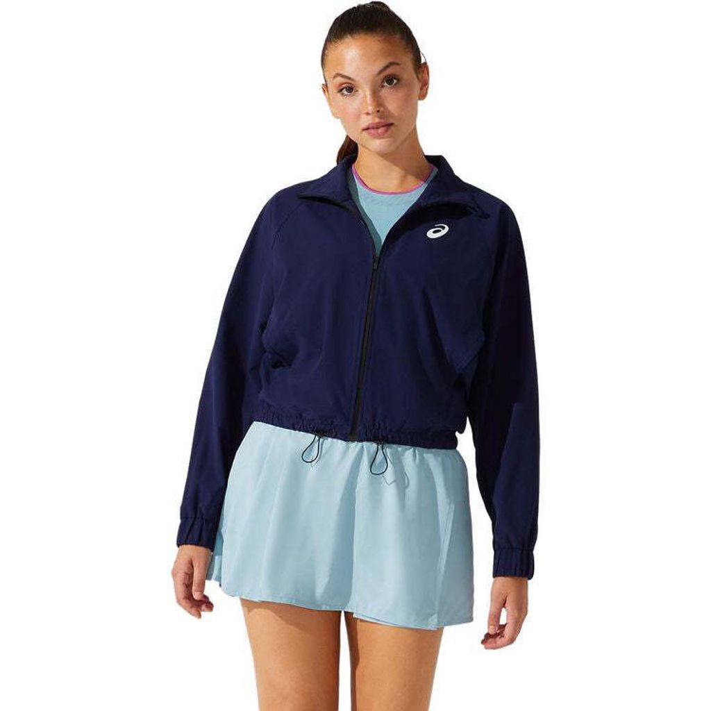Asics Match W Woven Jacke Damen Blau