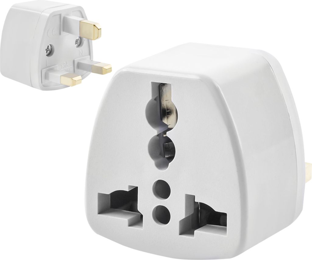 Cestovní adaptér z EU do UK Zástrčka síťového adaptéru Obrázek produktu 