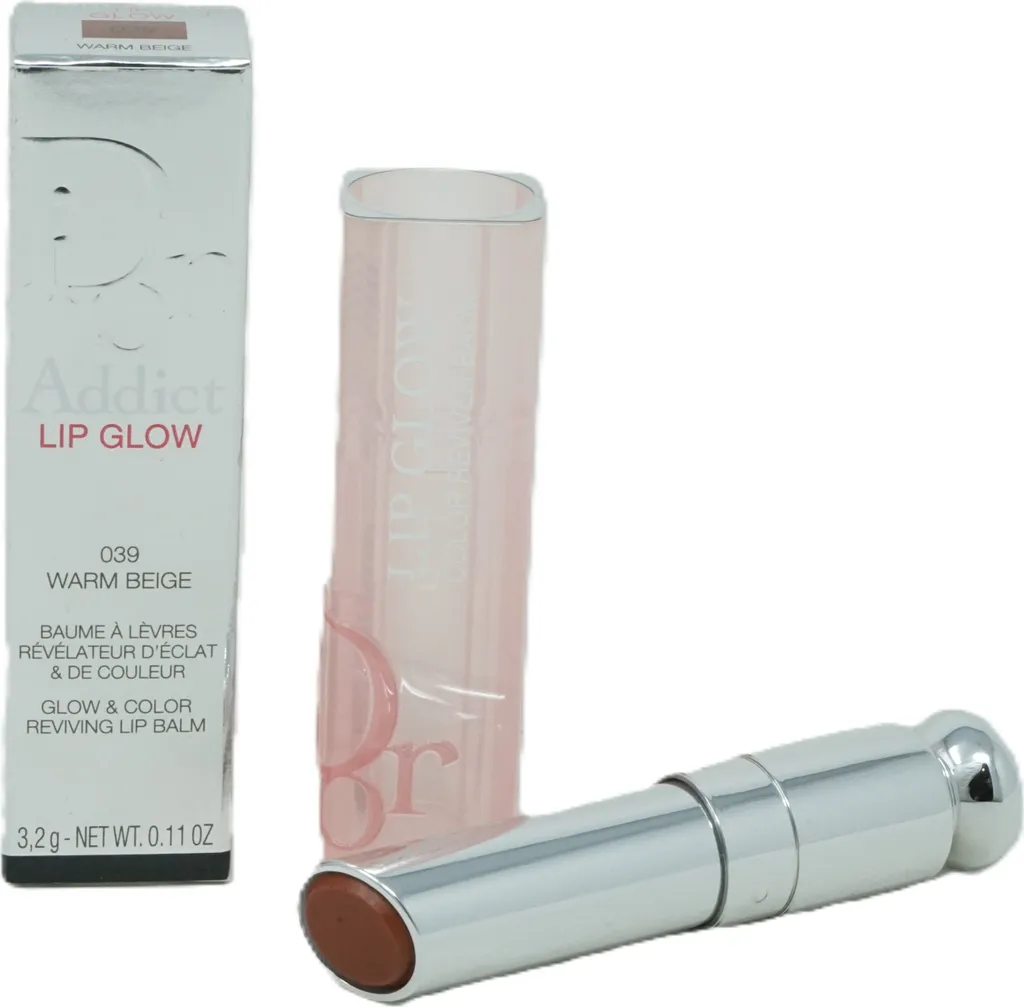 Dior Addict Lip Glow 039 Beige Chaud - Baume à Lèvres Hydratant 3,2g