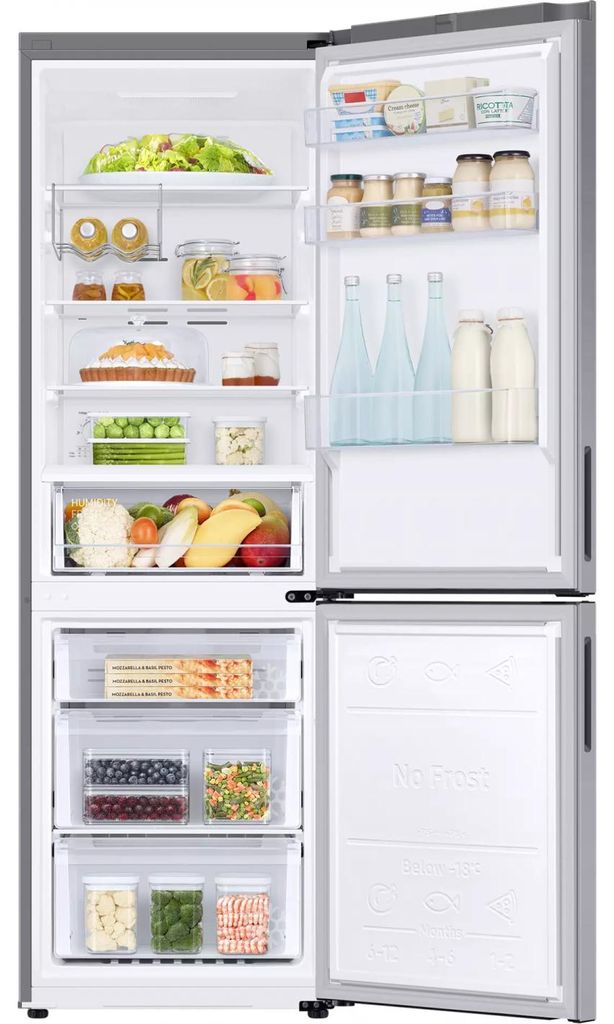 Réfrigérateur combiné 344l 60cm nofrost inox - Samsung - Image du produit 