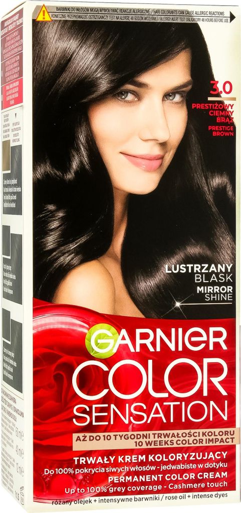 Garnier Color Sensation Colorationscreme 3.0 Prestige Braun Produktbild 