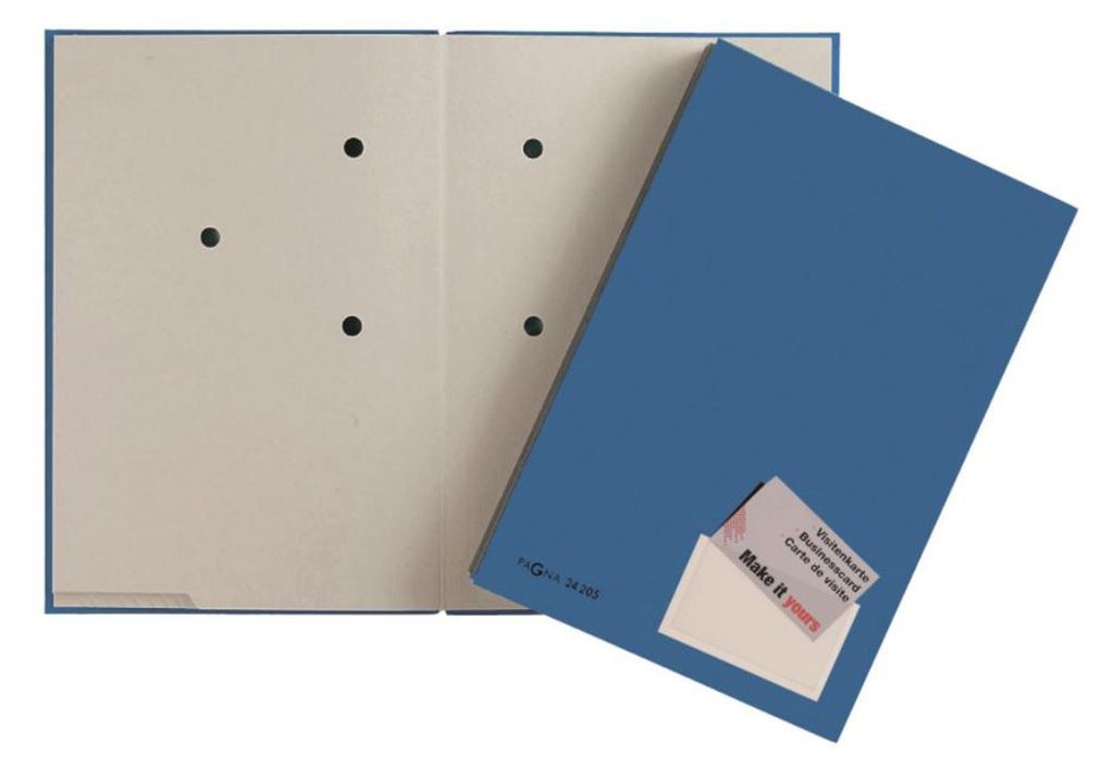 PAGNA Unterschriftenmappe Color DIN A4 20 Fächer blau