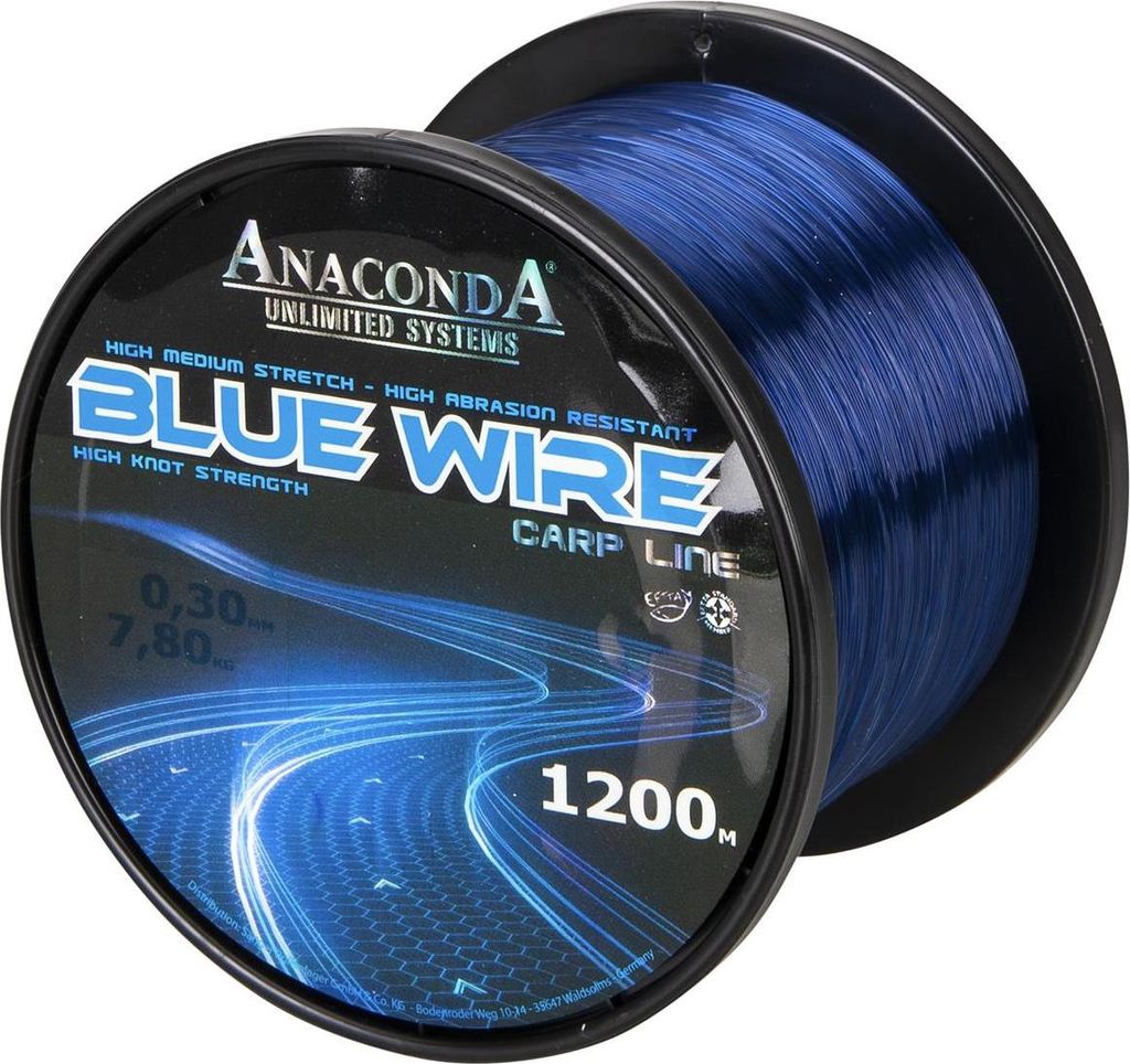 Anaconda Schnur Blue Wire Länge 1200m ø 0,38mm Produktbild 