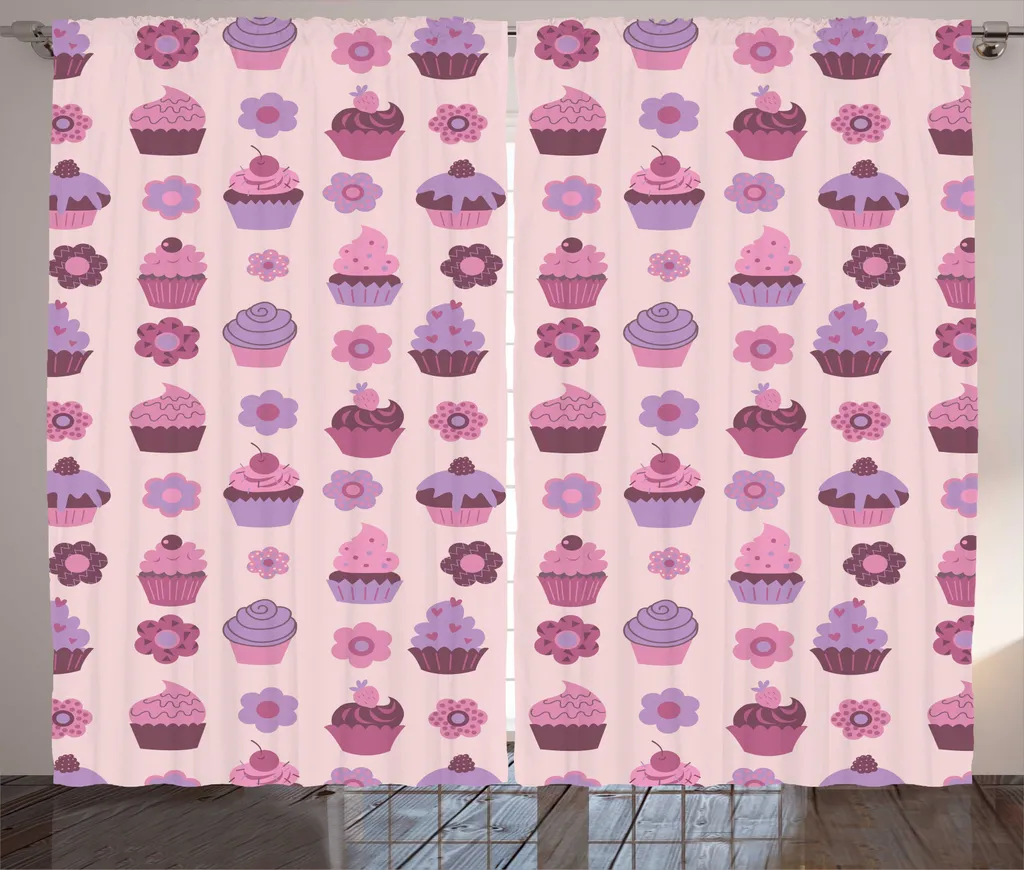 Rideau Grande Largeur 280x225 cm Solution Déco Rustique Rose Fuchsia