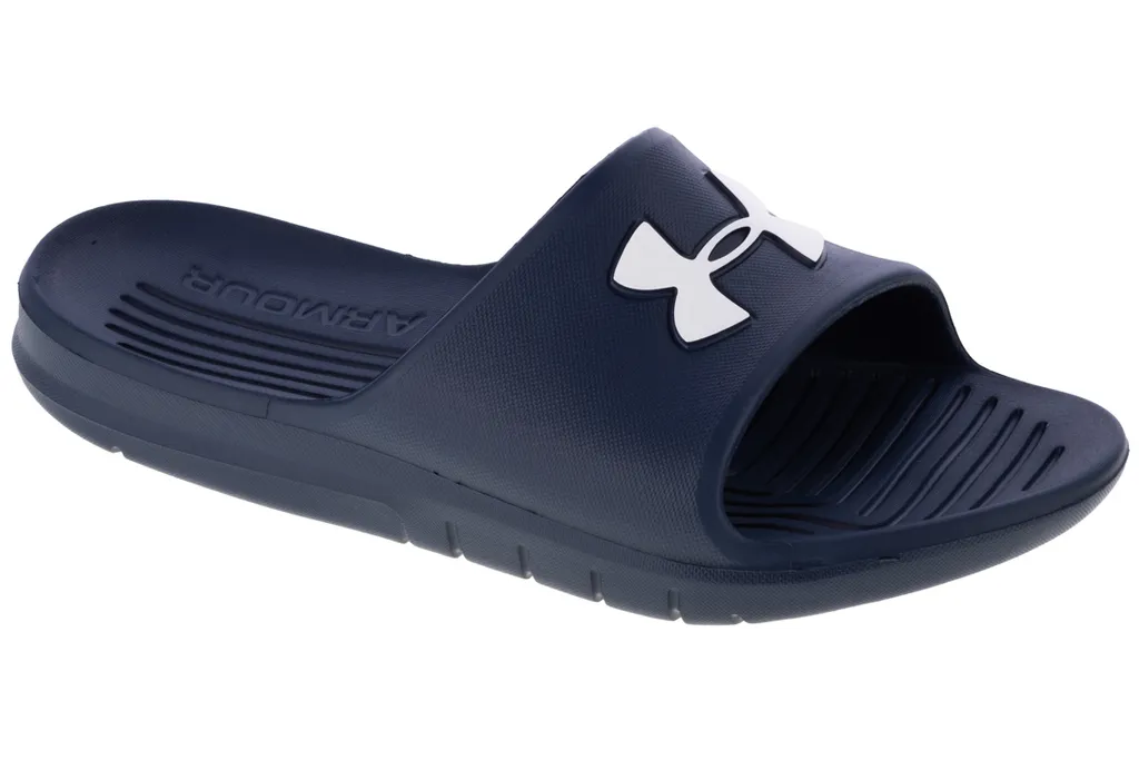 Mules Under Armour Core PTH Bleu 3021286-400 avec Semelle Amortissante