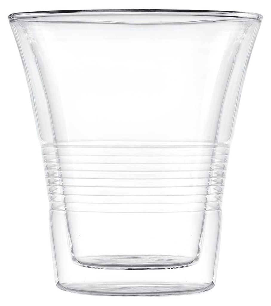 H&h 2er Set Borosilikat Thermogläser 330ml transparent