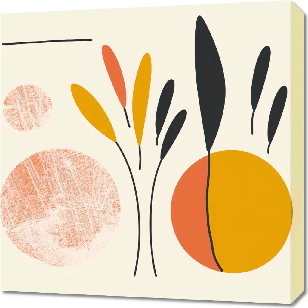 Quadro Moderno 60x60 Riflessi Solari | Arredo Essenziale e Chic