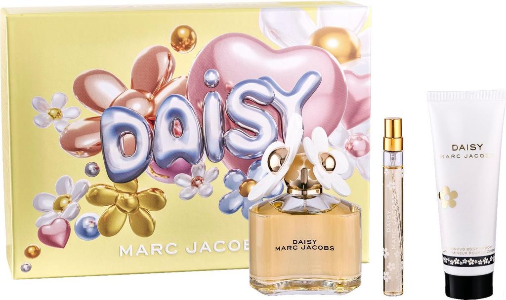 Marc Jacobs Daisy Edt 100Ml + Bl 75Ml + Edt 10Ml