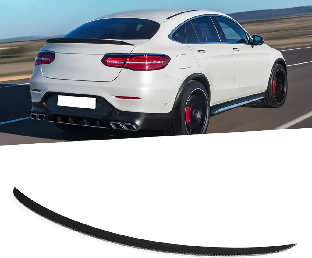 Spoiler arrière look carbone pour Mercedes GLC C253 Coupé de 2016 à 2020 - 3