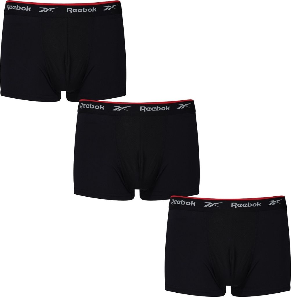 Reebok Men ́s Short Sports Trunk - Redgrave (3 Pair Pack)