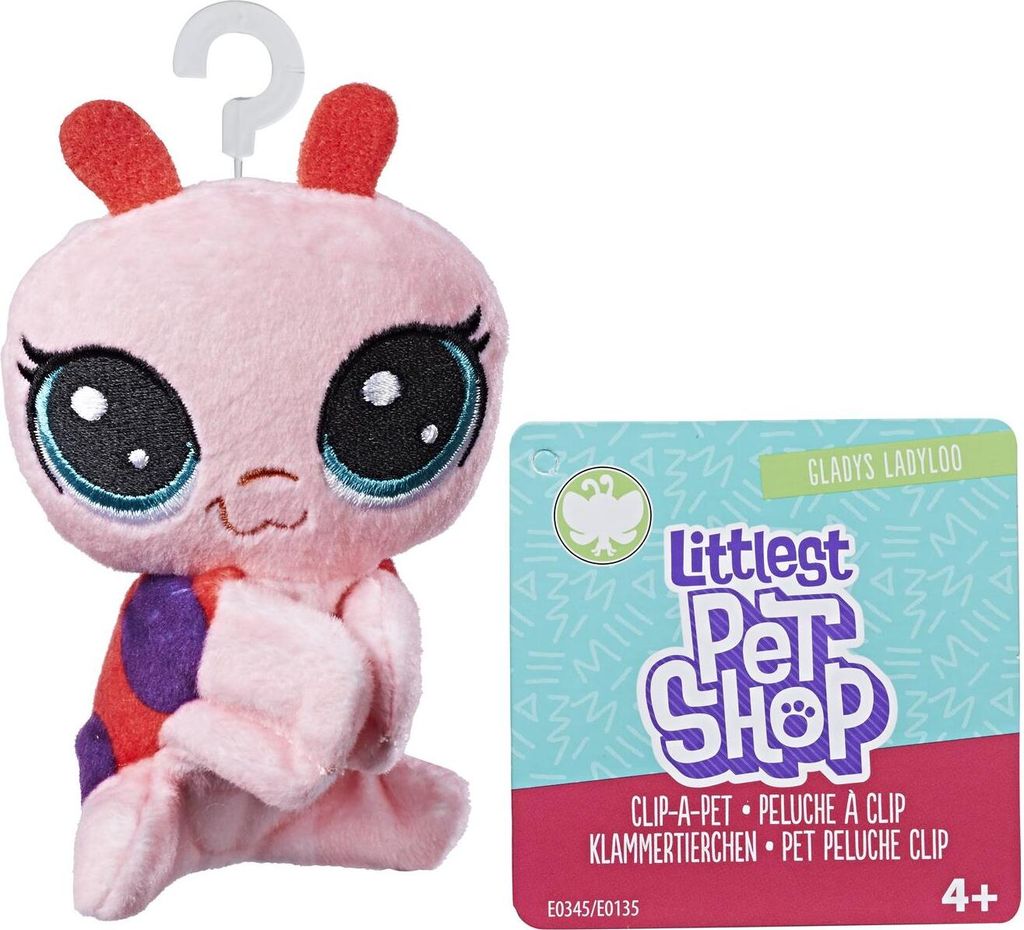 LPS Littlest Pet Shop - Plüsch Klammertierchen Gladys Ladyloo