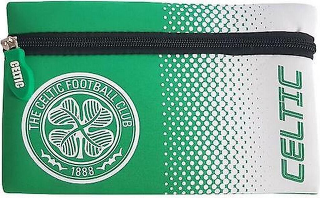 Celtic FC - Farbverlauf - Schreibmäppchen BS2221 (Einheitsgröße) (Grün/Weiß)