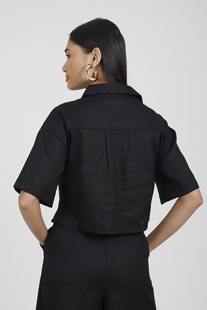 Brave Soul - Hemd für Damen kurzärmlig 1861 (M) (Schwarz)