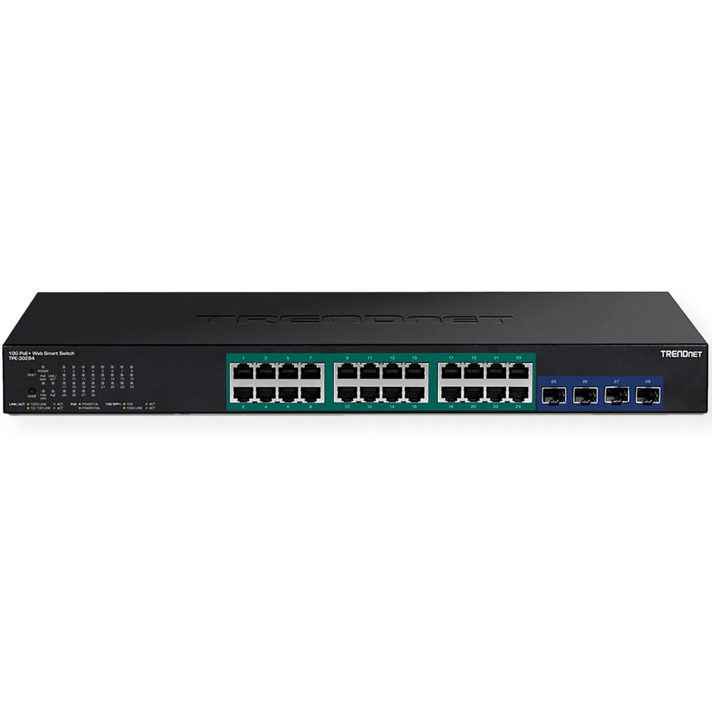 Switch Réseau pour Vidéosurveillance IP et Bornes WiFi avec SFP+ 10G