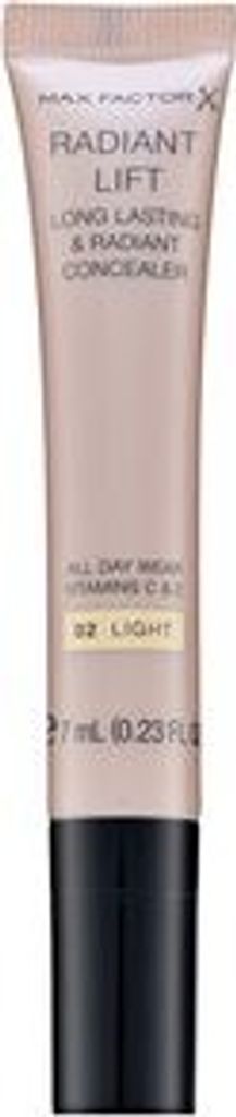 Max Factor Radiant Lift Long Lasting Radiance Concealer 02 Light Flüssig-Korrektor für eine einheitliche und aufgehellte Gesichtshaut 7 ml