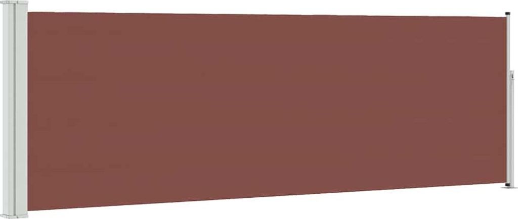 vidaXL Ausziehbare Seitenmarkise 100x300 cm Braun