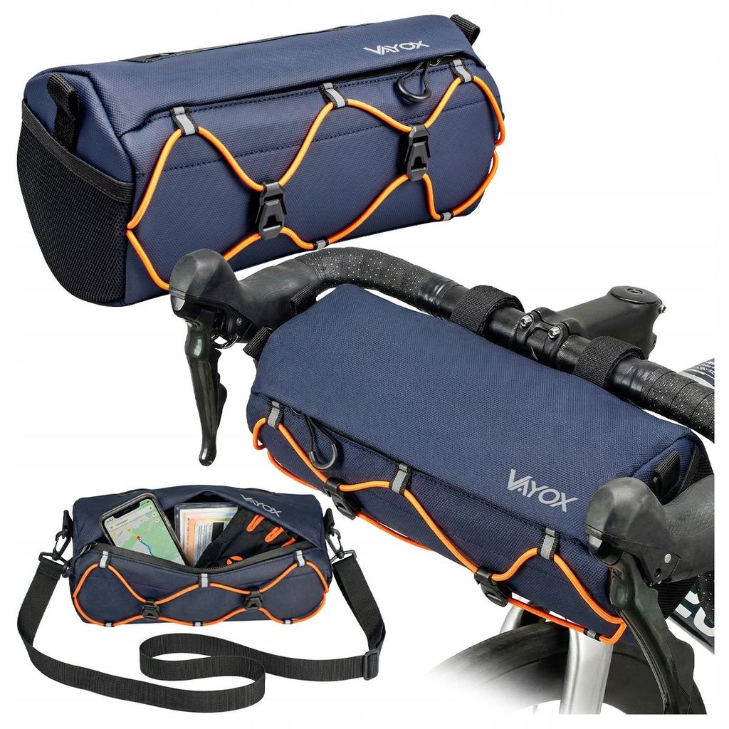 Vayox Fahrradtasche VA0351 | 2.2 L | Easy-Mount | Schwarz Produktbild 