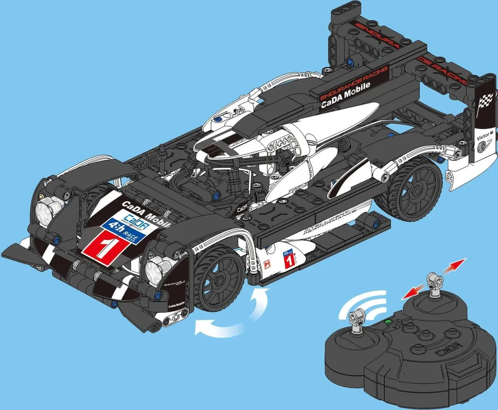 Jeu de Construction CaDA C51307W Blade avec Design Aérodynamique Noir