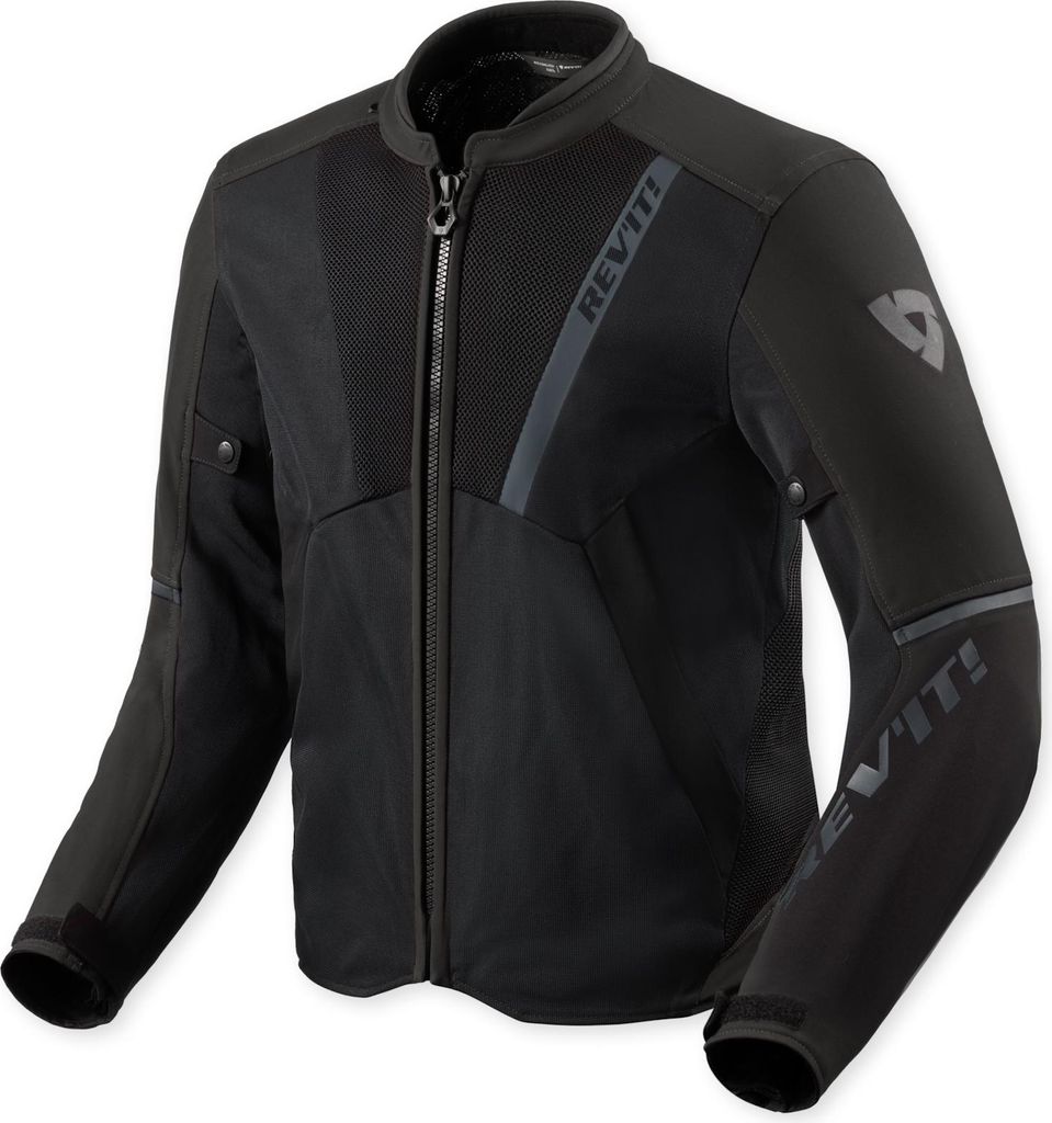 Revit GT-R 4 Air Motorrad Textiljacke, schwarz, L