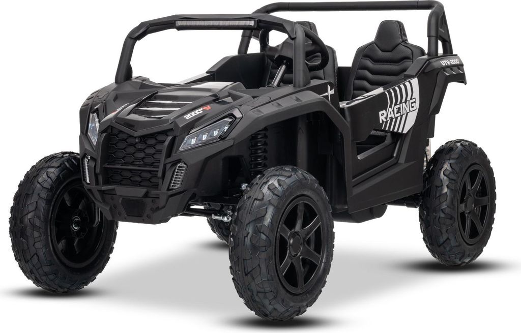 Elektrisches Kinderauto UTV XXL 24V, schwarz, zweitürig, Produktbild 