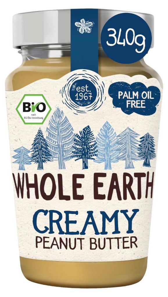 Whole EarthPeanut Butter Creamy Masło orzechowe Opakowanie Zdjęcie produktu 