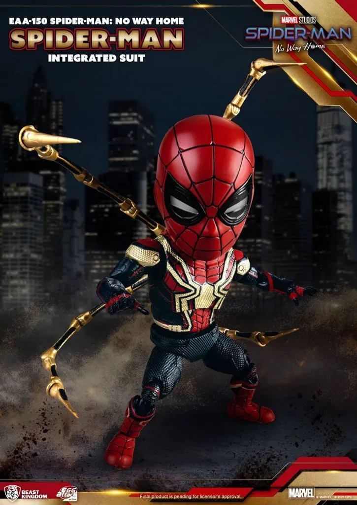 Spider-Man Integrated Suit Beast Kingdom Egg Attack Action EAA-144 17cm