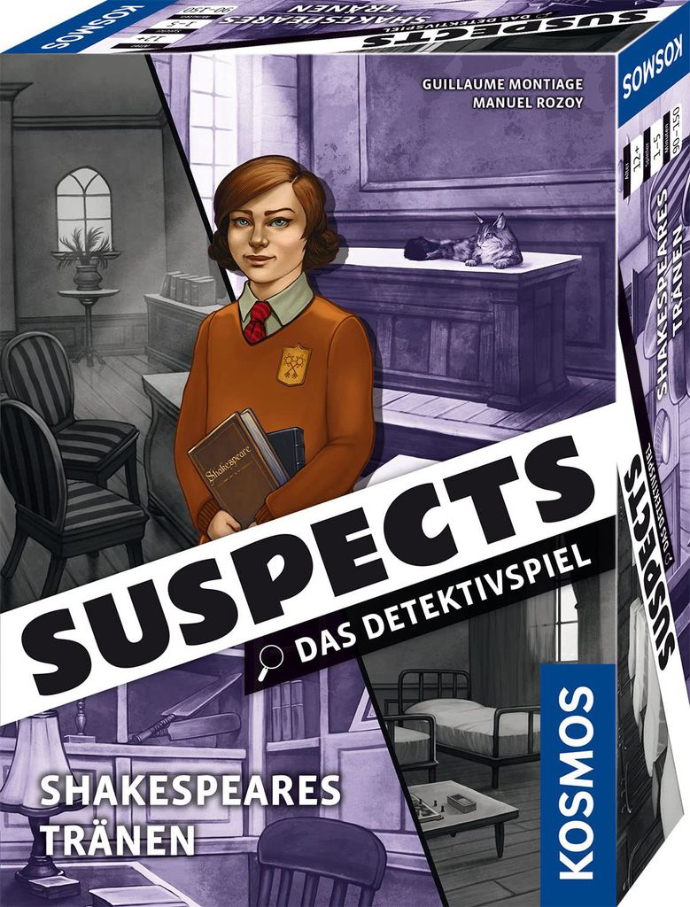 Suspects - Shakespeares Tränen 12+ Detektivspiel