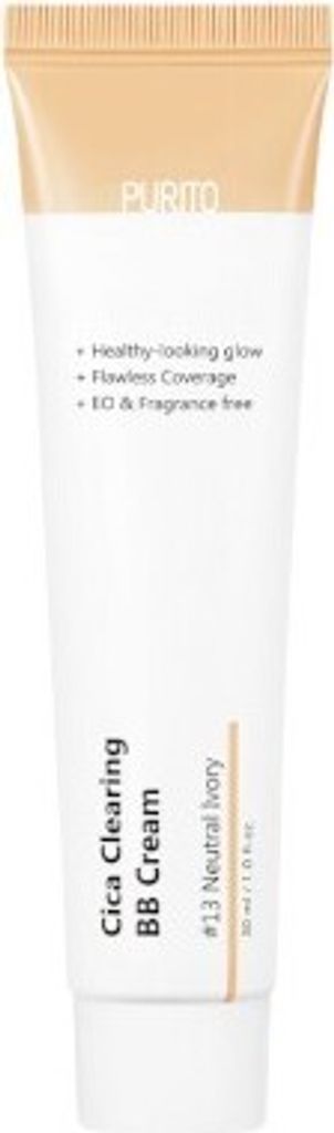 PURITO - Cica Clearing BB Cream #13 Neutral Ivory, 30ml