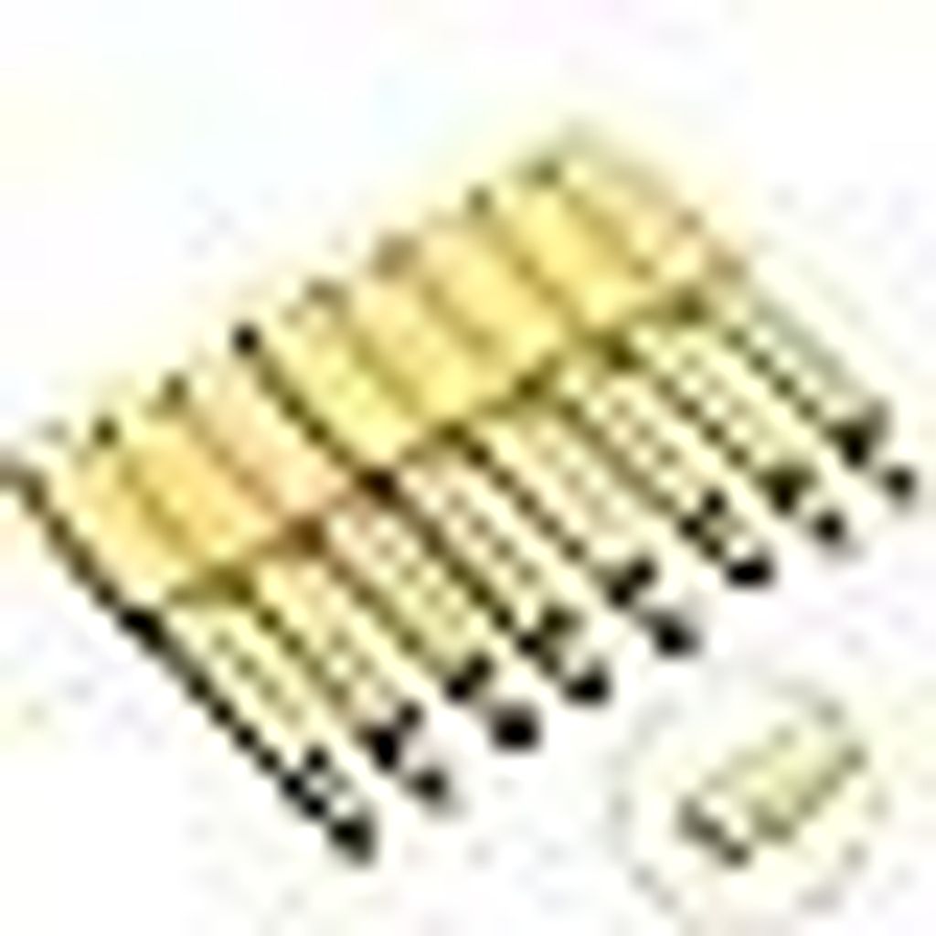 8 Stk 6,35 mm (1/4 Zoll) Stecker auf RCA Cinch-Buchse Audioadapter