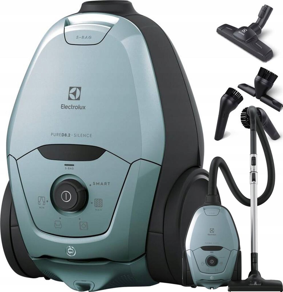 Staubsauger Electrolux Pure D8.2 Silence 500W Reinigbarer Filter Eco Für Allergiker
