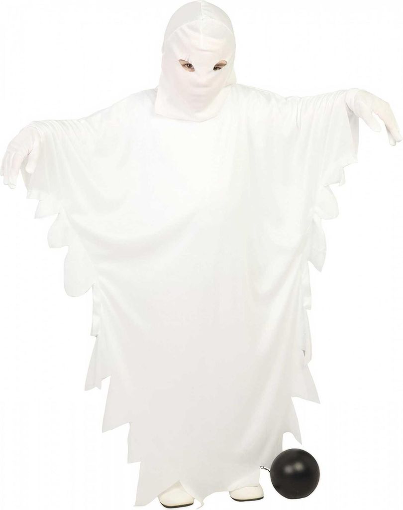 Fiestas Guirca - Gespenst-Kostüm für Kinder FG1165 (128-134) (Weiß)