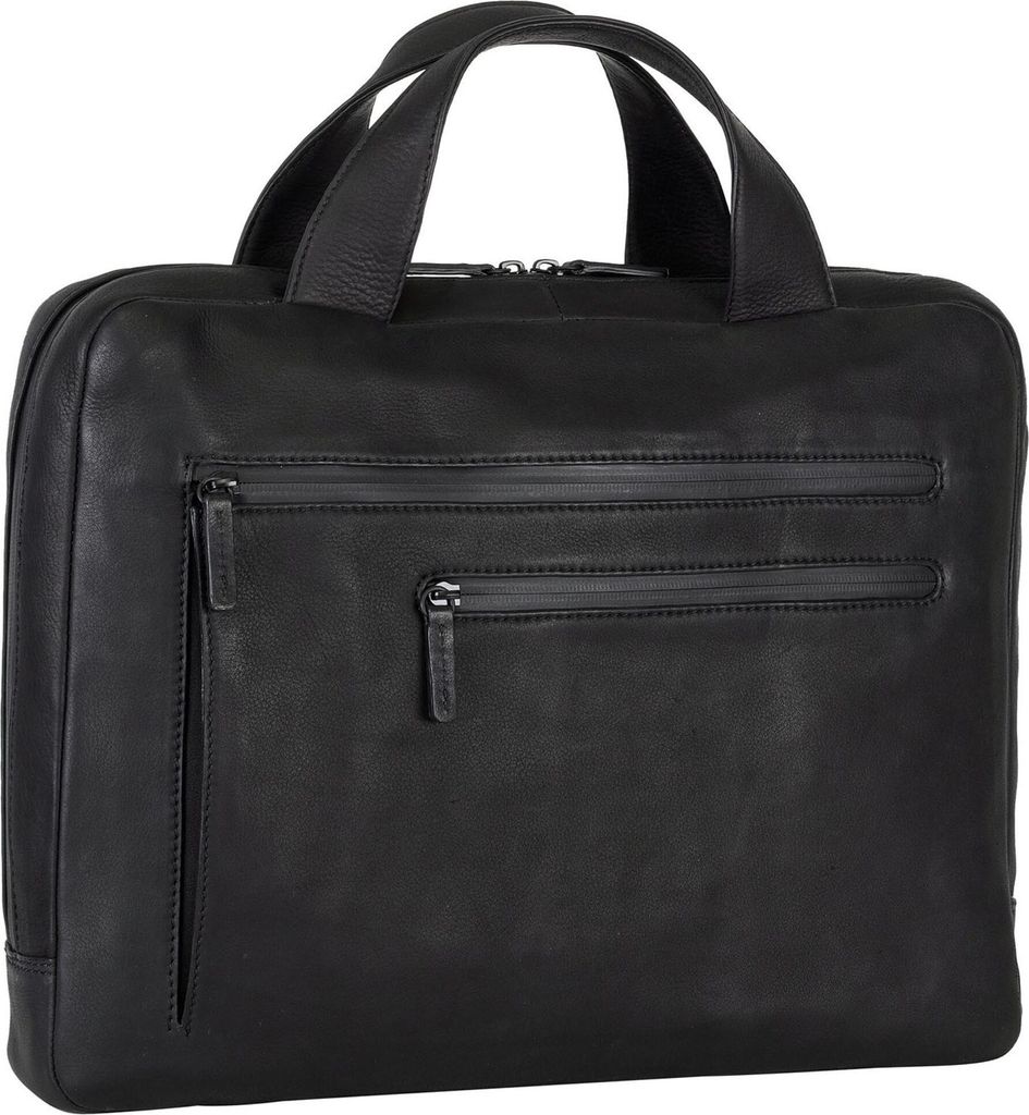 Leonhard Heyden Den Haag Aktentasche Leder 38 cm Laptopfach