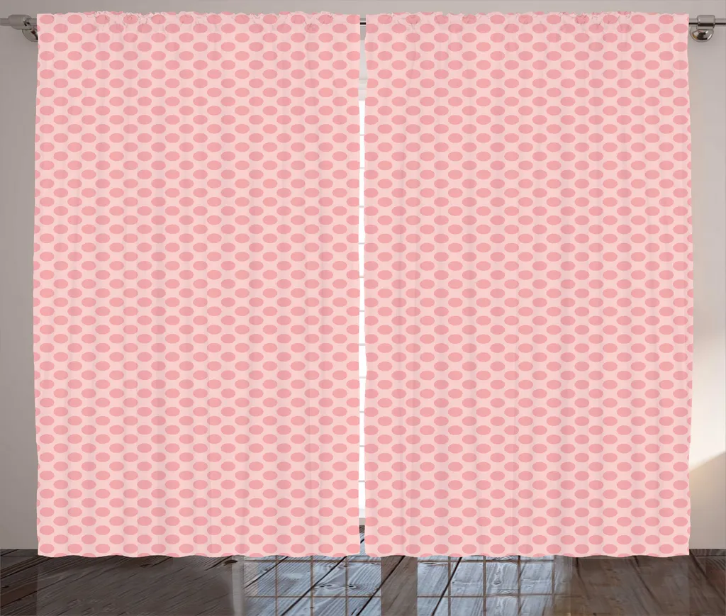 Tende Camera Bambina Pois Rosa ABAKUHAUS 280x175 - Lavabili