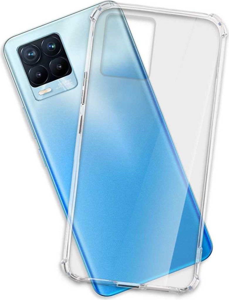 TPU Hülle Clear Armor Soft Case für Realme 8 (RMX3085), Realme 8 Pro (RMX3081, 6.4'') - transparent