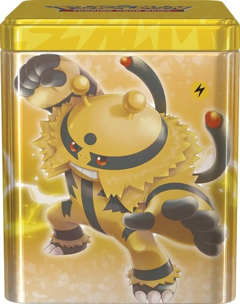 Pokémon Stacking Tin Type Plante avec Boosters et Boîte Métal Robuste - 10