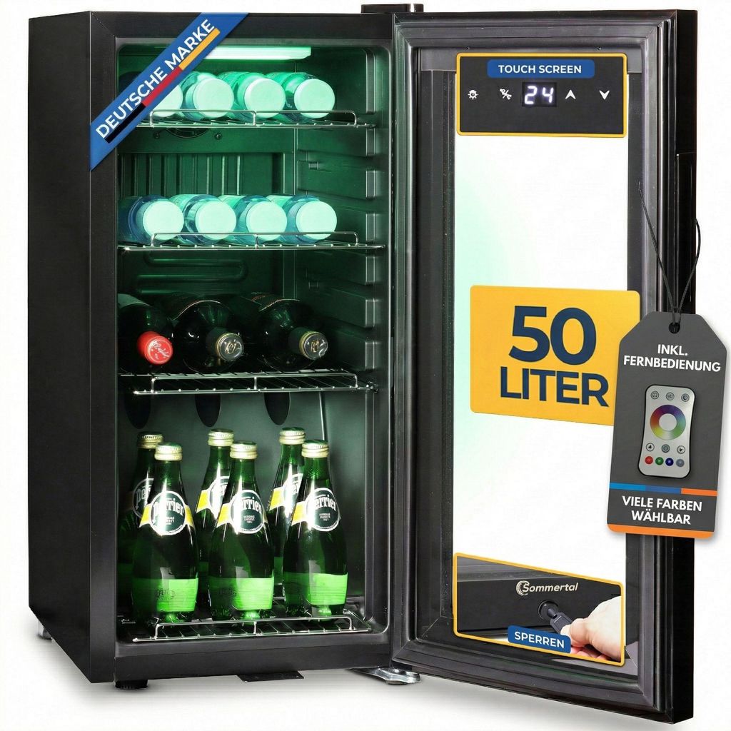 Sommertal Kühlschrank GK 50– Leiser Getränkekühlschrank Produktbild 