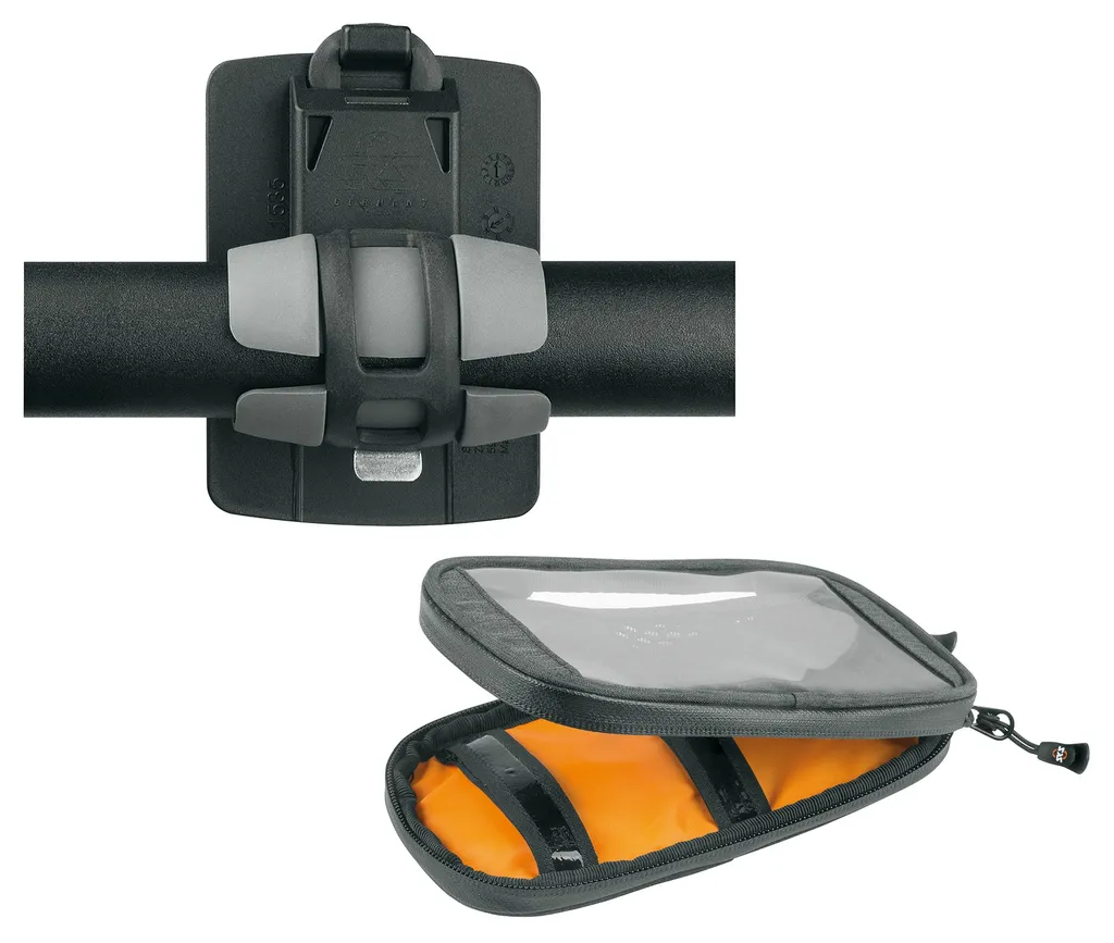 Support smartphone SKS Smartboy Plus noir en plastique avec sacoche
