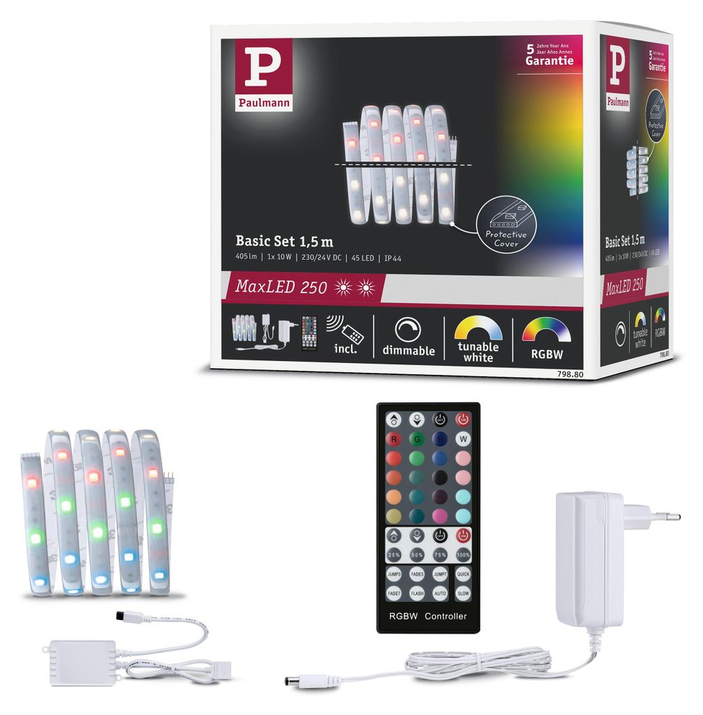 Paulmann MaxLED 250 LED Strip RGBW Basisset Produktbild 