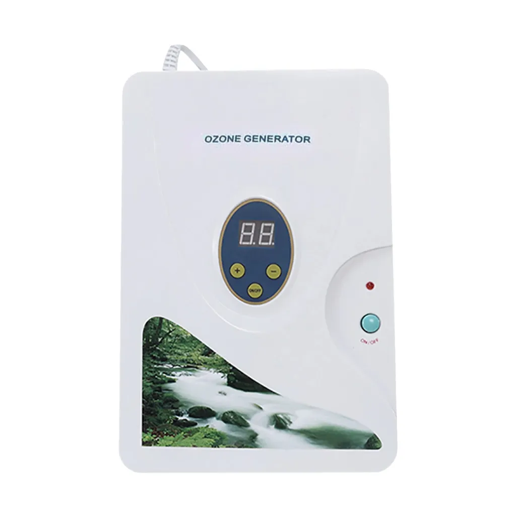 Generatore di ozono, funzione timer digitale, emissione di ozono 600 mg/ora, design compatto ,