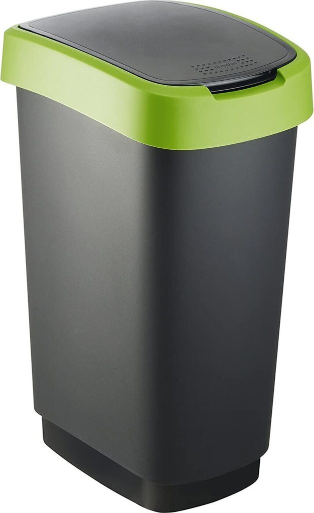 Swingeimer 50 l TWIST, Farbe:Grün / Schwarz Produktbild 