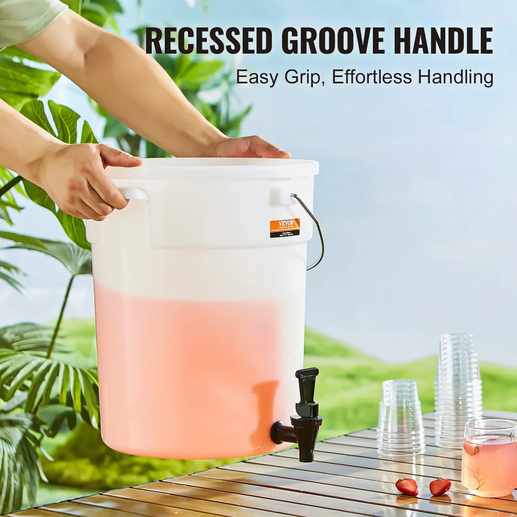Pack de 2 Distributeurs de Boissons 19L avec Robinet pour Buffet - 6